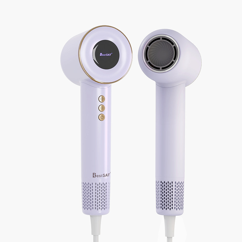 Stylish Low Sound Hair Dryer Hair Protection Safety For Travel And Personal Care