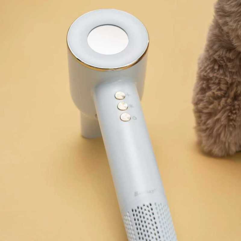 Powerful Sensor Hair Dryer 59db 240mm Curly Hair Dryer Multiple Speed For Salon And Home Use