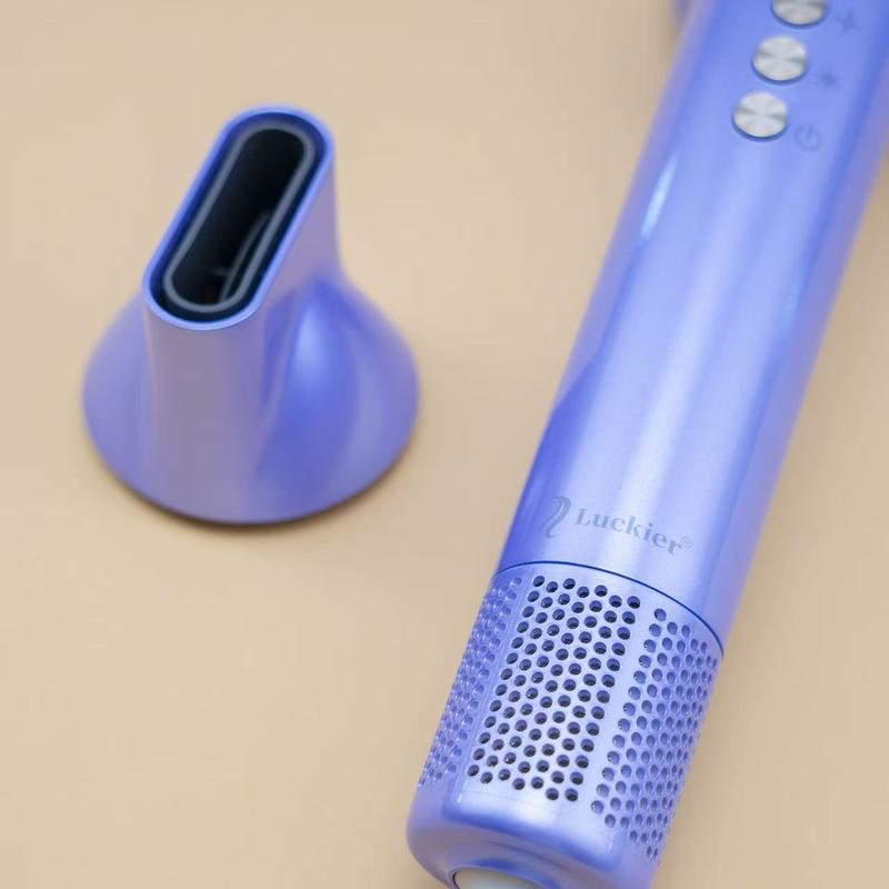 Compact Powerful plasma ion hair dryer Travel Ready With 3 Color Logo Light And Precision Nozzle