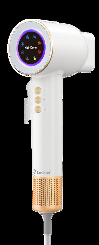 Luckier Ultra+ BLDC Hair Dryer with 100Hz NTC Thermal Sampling, 110000RPM Brushless Motor, and ±1°C Heat Regulation