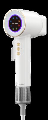Secador de Cabelo Profissional Luckier Ultra Plus com Motor Brushless de 110.000 RPM, Revestimento com Textura Metálica e Filtro de Precisão de 0,2 mm